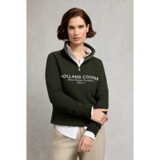 Holland Cooper Sporting Goods Zip Henley - Racing Green Holland Cooper Sporting Goods Zip Henley - Racing Green