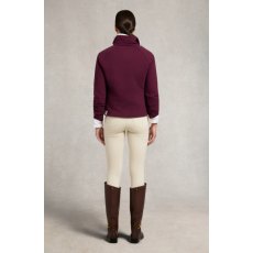 Holland Cooper Sporting Goods Zip Henley - Mulberry Holland Cooper Sporting Goods Zip Henley - Mulberry
