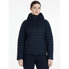 LeMieux Rose Hooded Puffer Jacket - Navy LeMieux Rose Hooded Puffer Jacket - Navy