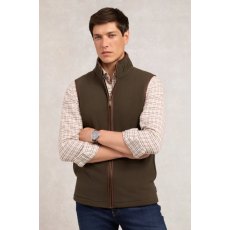 Holland Cooper Men's Country Fleece Gilet - Khaki Holland Cooper Men's Country Fleece Gilet - Khaki