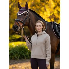 LeMieux Henrietta 1/2 Zip Hoodie - Almond LeMieux Henrietta 1/2 Zip Hoodie - Almond