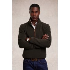 Holland Cooper Men's Country Fleece 1/4 Zip - Khaki Holland Cooper Men's Country Fleece 1/4 Zip - Khaki