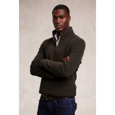 Holland Cooper Men's Country Fleece 1/4 Zip - Khaki Holland Cooper Men's Country Fleece 1/4 Zip - Khaki