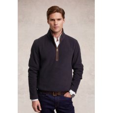 Holland Cooper Men's Country Fleece 1/4 Zip - Ink Navy Holland Cooper Men's Country Fleece 1/4 Zip - Ink Navy