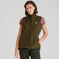 Ridgeline Womens Kodiak Fleece Gilet - Moody Teak Ridgeline Womens Kodiak Fleece Gilet - Moody Teak