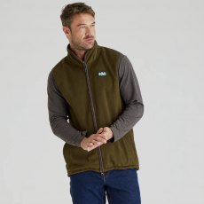 Ridgeline Mens Kodiak Fleece Gilet - Teak Ridgeline Mens Kodiak Fleece Gilet - Teak
