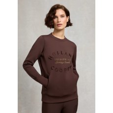 Holland Cooper Crystal Crew Neck Sweat - Walnut Holland Cooper Crystal Crew Neck Sweat - Walnut