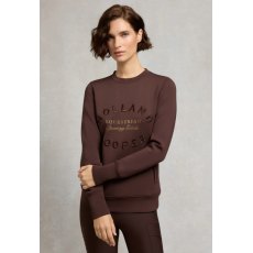 Holland Cooper Crystal Crew Neck Sweat - Walnut Holland Cooper Crystal Crew Neck Sweat - Walnut