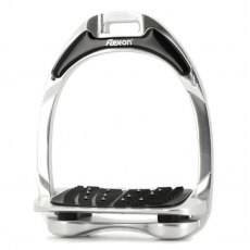 Flex-on Aluminium Stirrups - Silver/Silver/Black Flex-on Aluminium Stirrups - Silver/Silver/Black