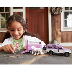 Breyer Unicorn Land Rover & Trailer Breyer Unicorn Land Rover & Trailer