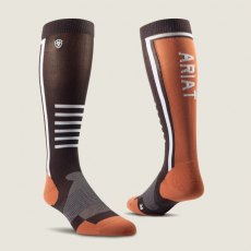 Ariat Tek Slimline Performance Socks - Brown Ariat Tek Slimline Performance Socks - Brown