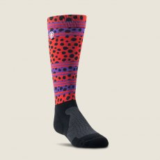 Ariat Tek Slim Printed Socks - Horse Print Ariat Tek Slim Printed Socks - Horse Print