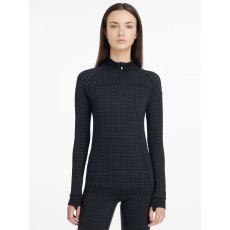 LeMieux Aspen Houndstooth Quarter Zip Top LeMieux Aspen Houndstooth Quarter Zip Top