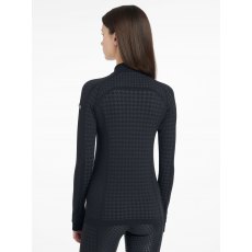 LeMieux Aspen Houndstooth Quarter Zip Top LeMieux Aspen Houndstooth Quarter Zip Top