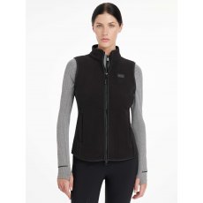 LeMieux Aspen Herringbone Fleece Gilet - Black LeMieux Aspen Herringbone Fleece Gilet - Black