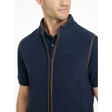 LeMieux Mens Fleece Gilet - Navy LeMieux Mens Fleece Gilet - Navy