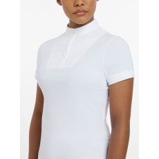 LeMieux Sophia Short Sleeve Show Shirt - White LeMieux Sophia Short Sleeve Show Shirt - White