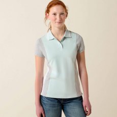 Ariat Youth Taryn Polo - Starlight/Heather Grey Ariat Youth Taryn Polo - Starlight/Heather Grey
