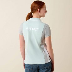 Ariat Youth Taryn Polo - Starlight/Heather Grey Ariat Youth Taryn Polo - Starlight/Heather Grey