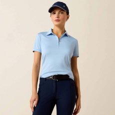 Ariat Bandera 1/4 Zip Polo Shirt - St Tropez Ariat Bandera 1/4 Zip Polo Shirt - St Tropez