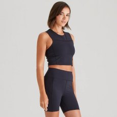 Ridgeline Womens Infinity Crop Top - Black Ridgeline Womens Infinity Crop Top - Black