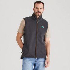 Ridgeline Mens Kodiak Fleece Gilet - Shale Ridgeline Mens Kodiak Fleece Gilet - Shale
