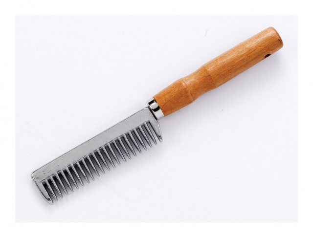 Lincoln Lincoln Mane & Tail Comb with Wooden Handle