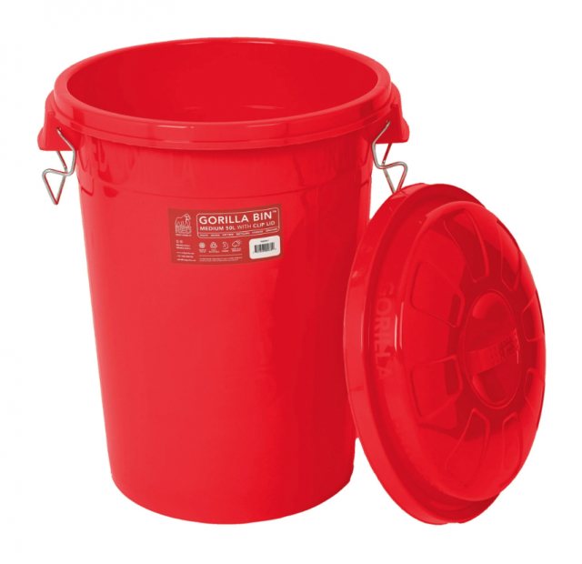 Red Gorilla Red Gorilla 50L Bin with Clip Lid