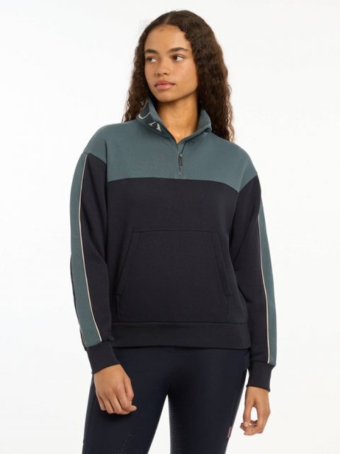 LeMieux LeMieux Kali Quarter Zip Sweat - Navy/Petrol