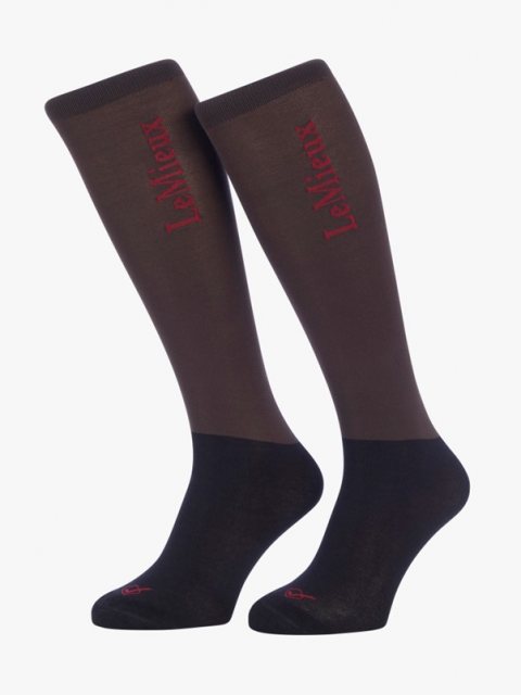 LeMieux LeMieux Competition Socks (2 Pack) - Cinder