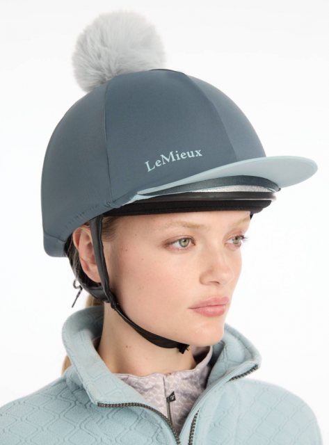 LeMieux LeMieux Pom Hat Silk - Petrol