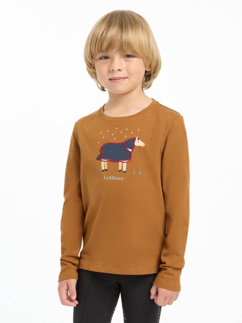 LeMieux LeMieux Mini Jessie Long Sleeve Top - Ginger