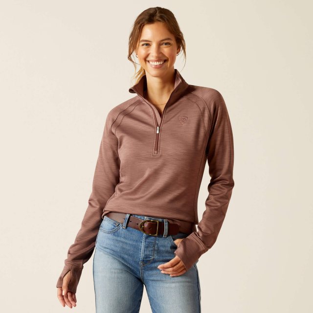 Ariat Ariat Tek Team 1/2 Zip - Twilight Mauve