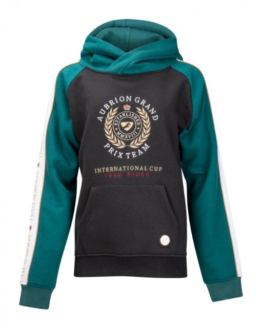 Shires Shires Aubrion Team Hoodie - YR - Black