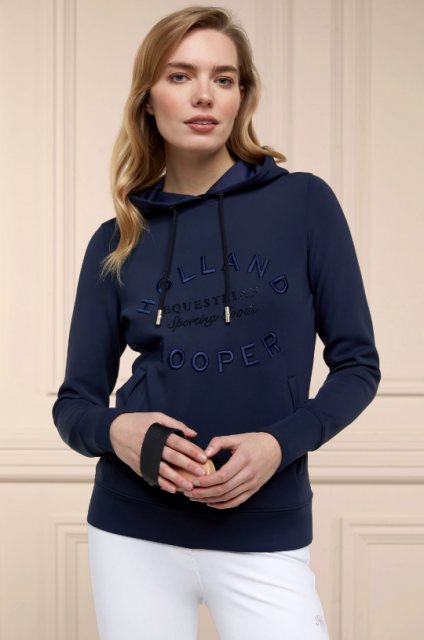 Holland Cooper Holland Cooper Crystal Hoodie - Navy