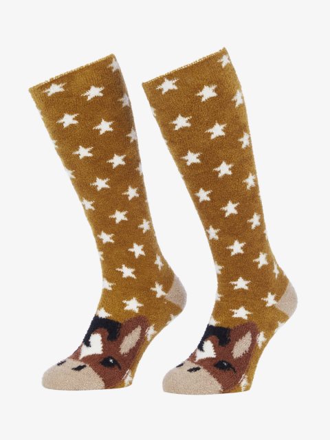 LeMieux LeMieux Fluffy Character Socks - Chancer