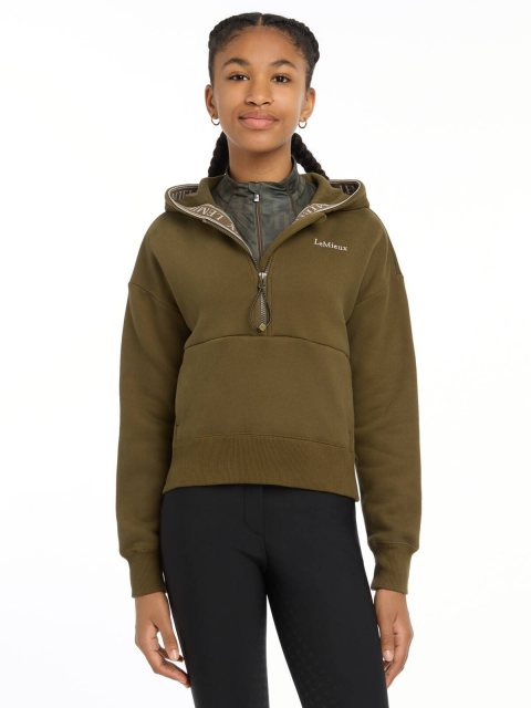 LeMieux LeMieux Young Rider Hettie Half Zip Hoodie - Alpine