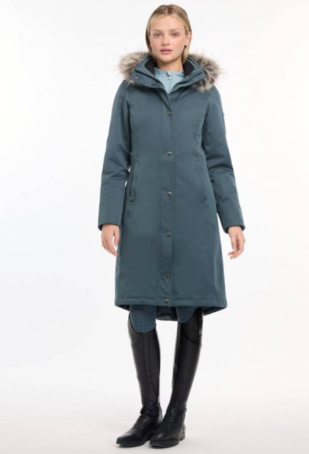 LeMieux LeMieux Anya Waterproof Riding Coat - Petrol