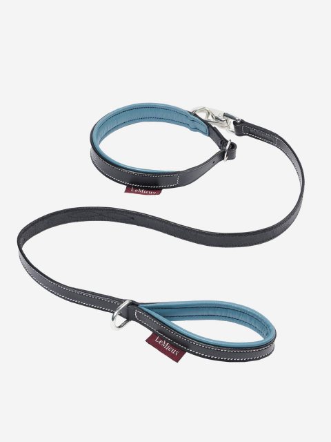 LeMieux LeMieux Toy Puppy Collar & Lead - Ice Blue/Black