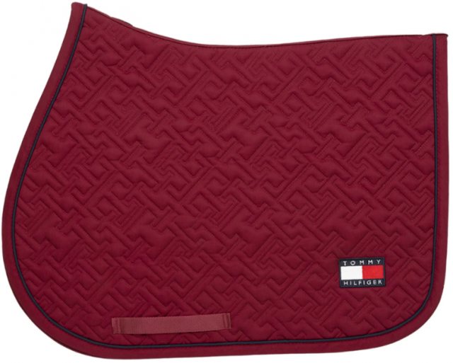 Tommy Hilfiger Tommy Hilfiger Oxford Jumping Saddle Pad - Rouge