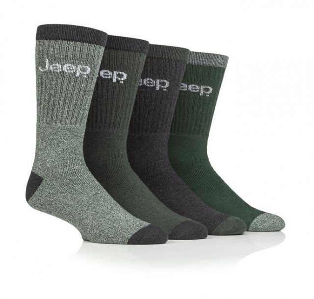 Platinum Agencies Ltd Jeep Mens Socks (4pk)