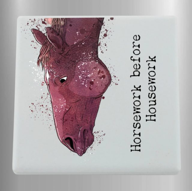 Horsework Ceramic Magnet