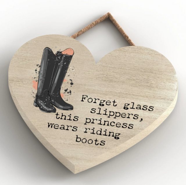 Platinum Agencies Ltd Riding Boots Heart Plaque