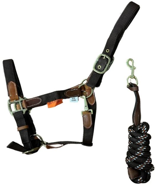 Cameo Equine Cameo Equine Performance Leather Headcollar And Lead