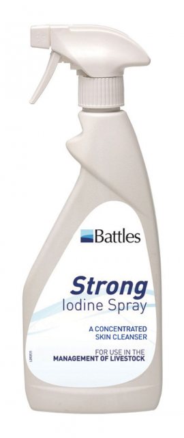 Battles 7% Strong Iodine