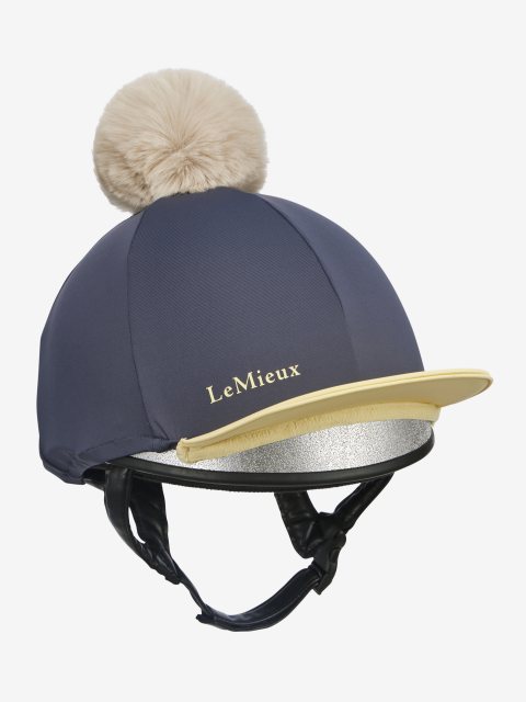 LeMieux LeMieux Pom Hat Silk - Dusk/Mimosa