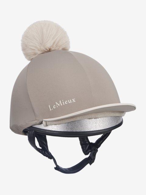 LeMieux LeMieux Pom Hat Silk - Pecan/Stone