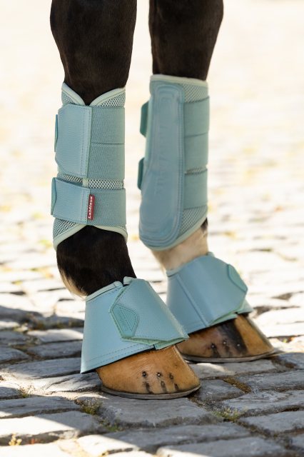 LeMieux LeMieux Arika Mesh Brushing Boots - Aqua