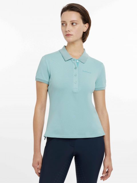 LeMieux LeMieux Classique Polo Shirt - Aqua