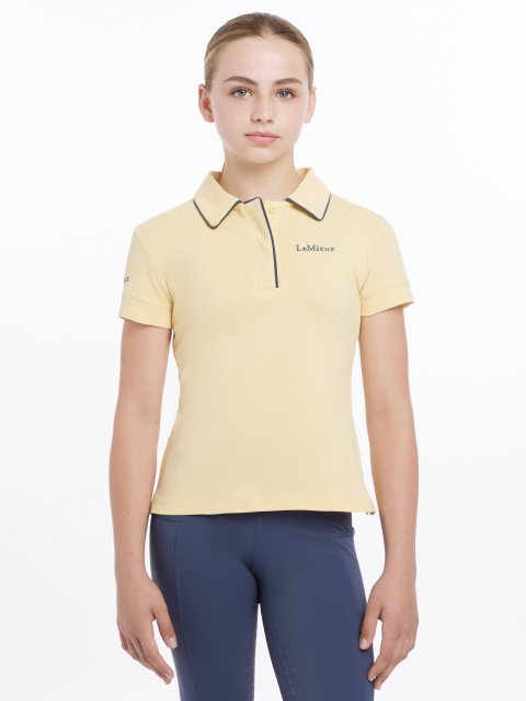 LeMieux LeMieux Young Rider Polo Shirt - Mimosa